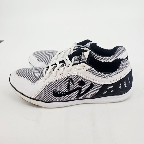 ZUMBA Classic Shoe Womens 9 Dance Fitness Exercise Workout Athletic 131301 White - Picture 3 of 9